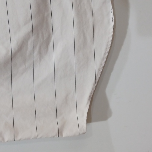 Penguin men's Lg white striped button down shirt - Picture 8 of 10